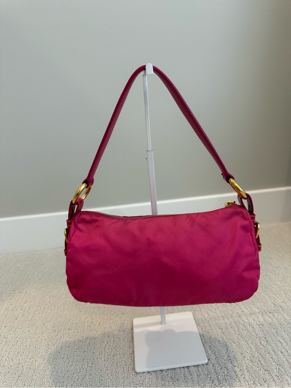 Prada Tessuto nylon jeweled crystal y2k shoulder bag - Picture 3 of 17